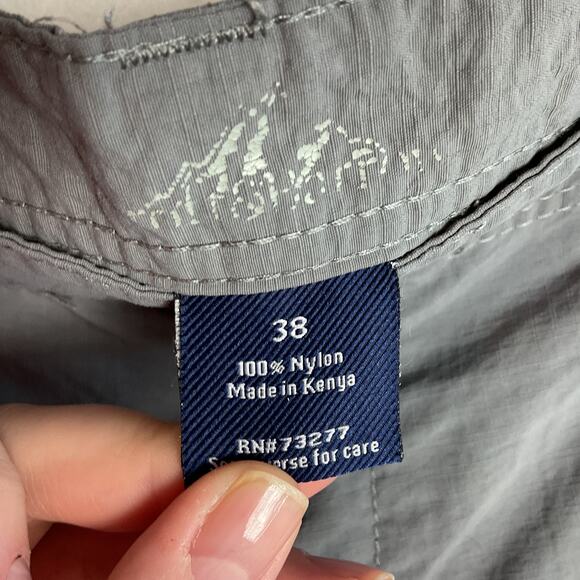 Croft and Barrow Mens Classic Cargo Shorts Charcoal Grey 38 - Picture 2 of 9